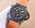Panerai Black Dial Leather