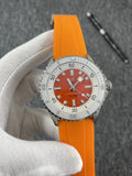 Breitling Orange Rubber Watch