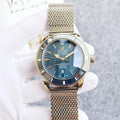 Breitling Blue Dial Mesh
