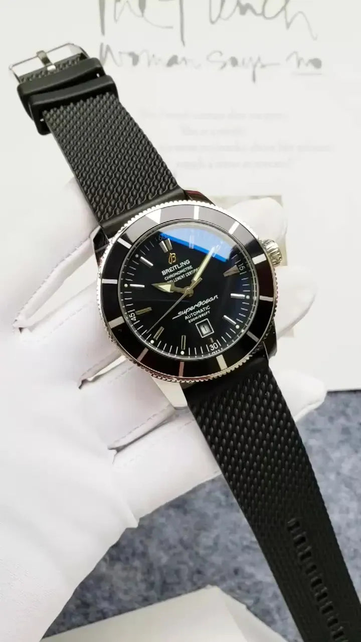 Breitling Black Rubber