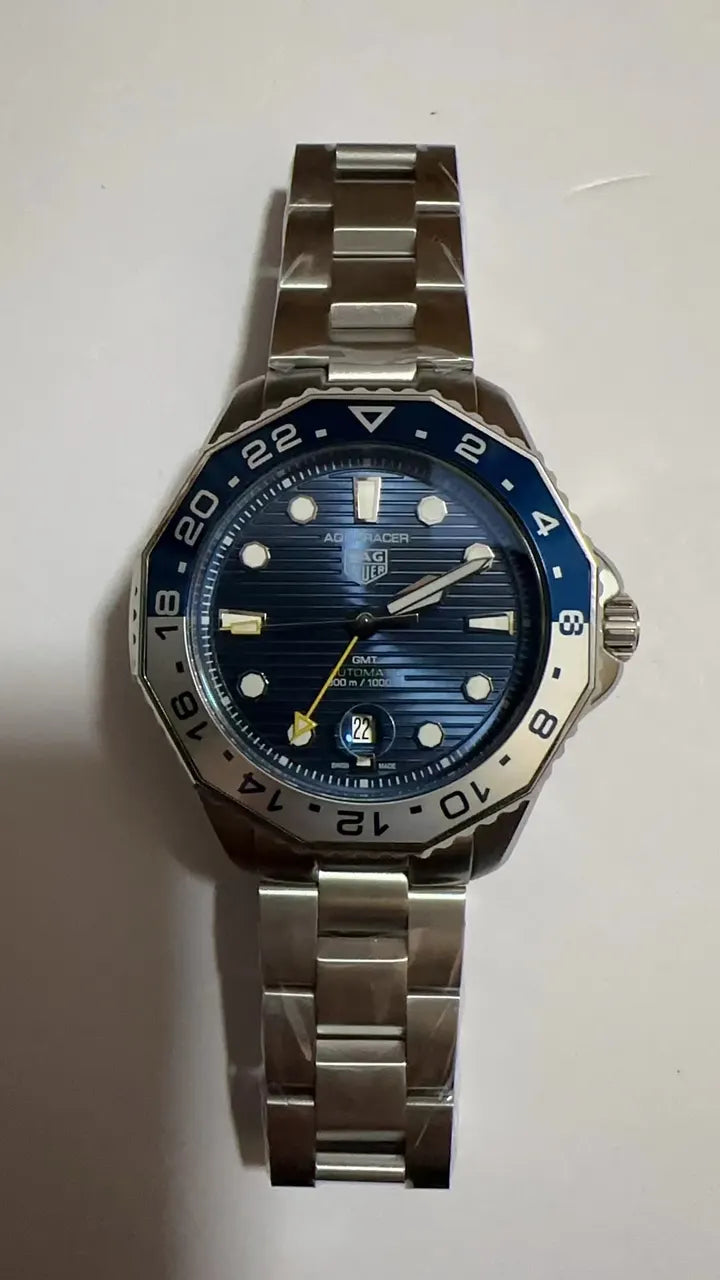 Tag Heuer Aquaracer GMT Blue - Hình 11