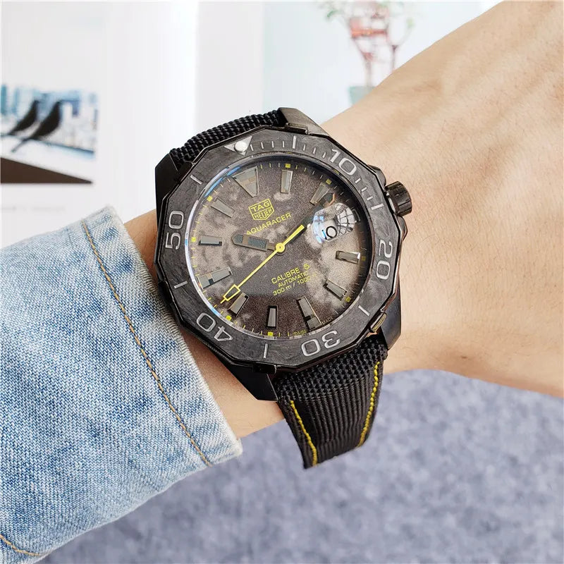 TAG Heuer Black Yellow - Hình 4
