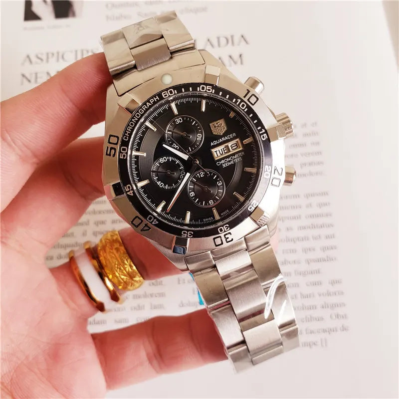 aquaracer Tag Heuer Blue Chronograph - Hình 5