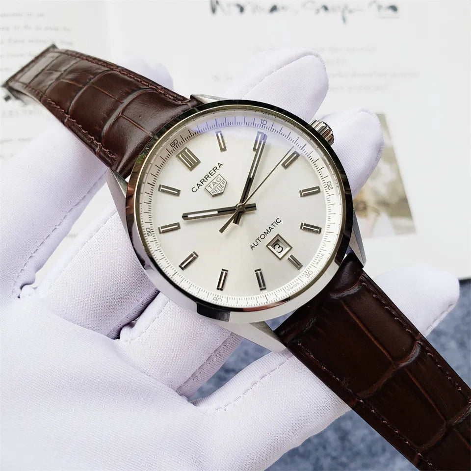 carrera Tag Heuer Silver Dial - Hình 4