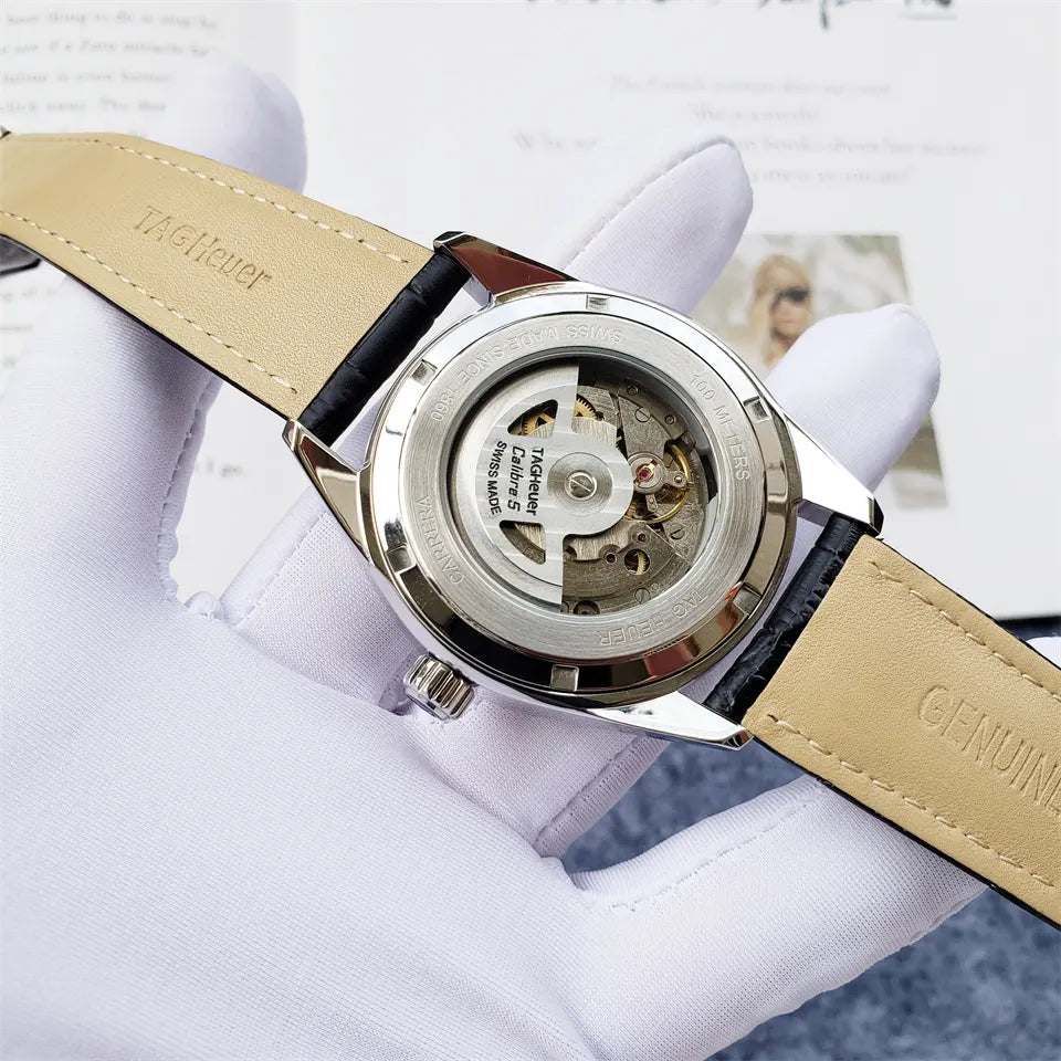 carrera Tag Heuer Silver Dial - Hình 6