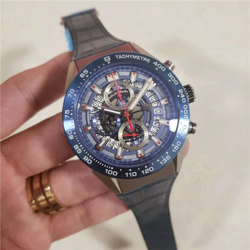 TAG Heuer Blue Alligator