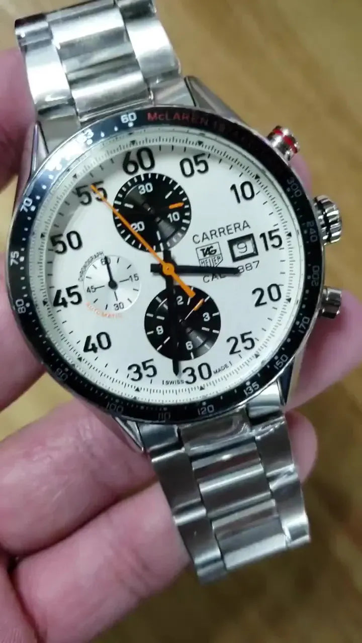 Tag Heuer White Dial - Hình 5