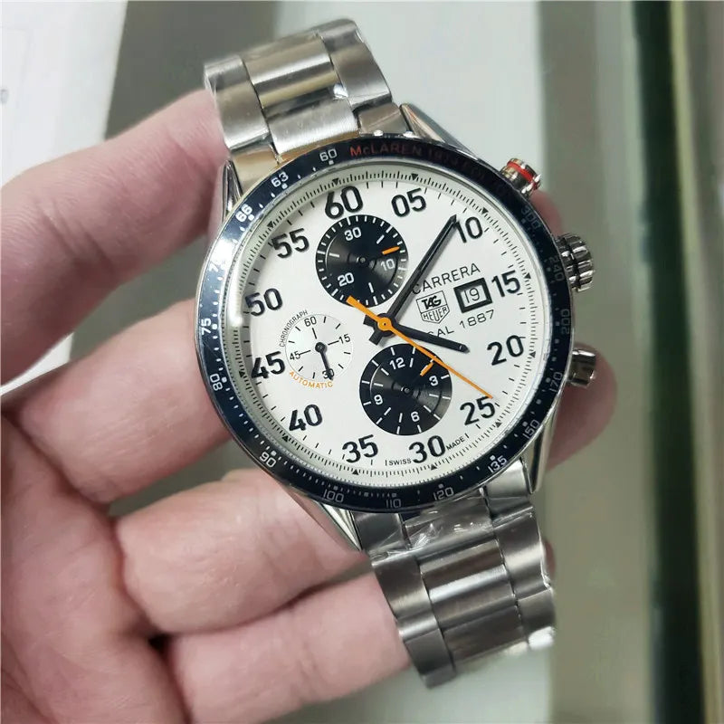 Tag Heuer White Dial - Hình 4