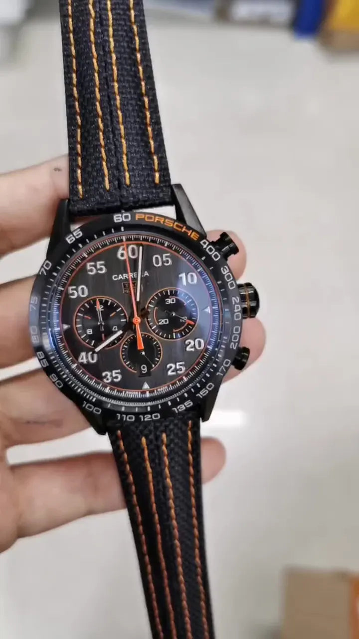 TAG Heuer Carrera Porsche Black Orange - Hình 2