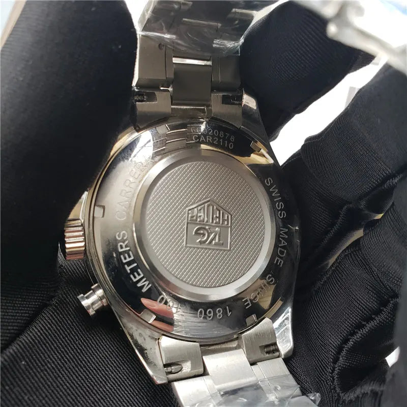 TAG Heuer Black Dial Watch - Hình 2