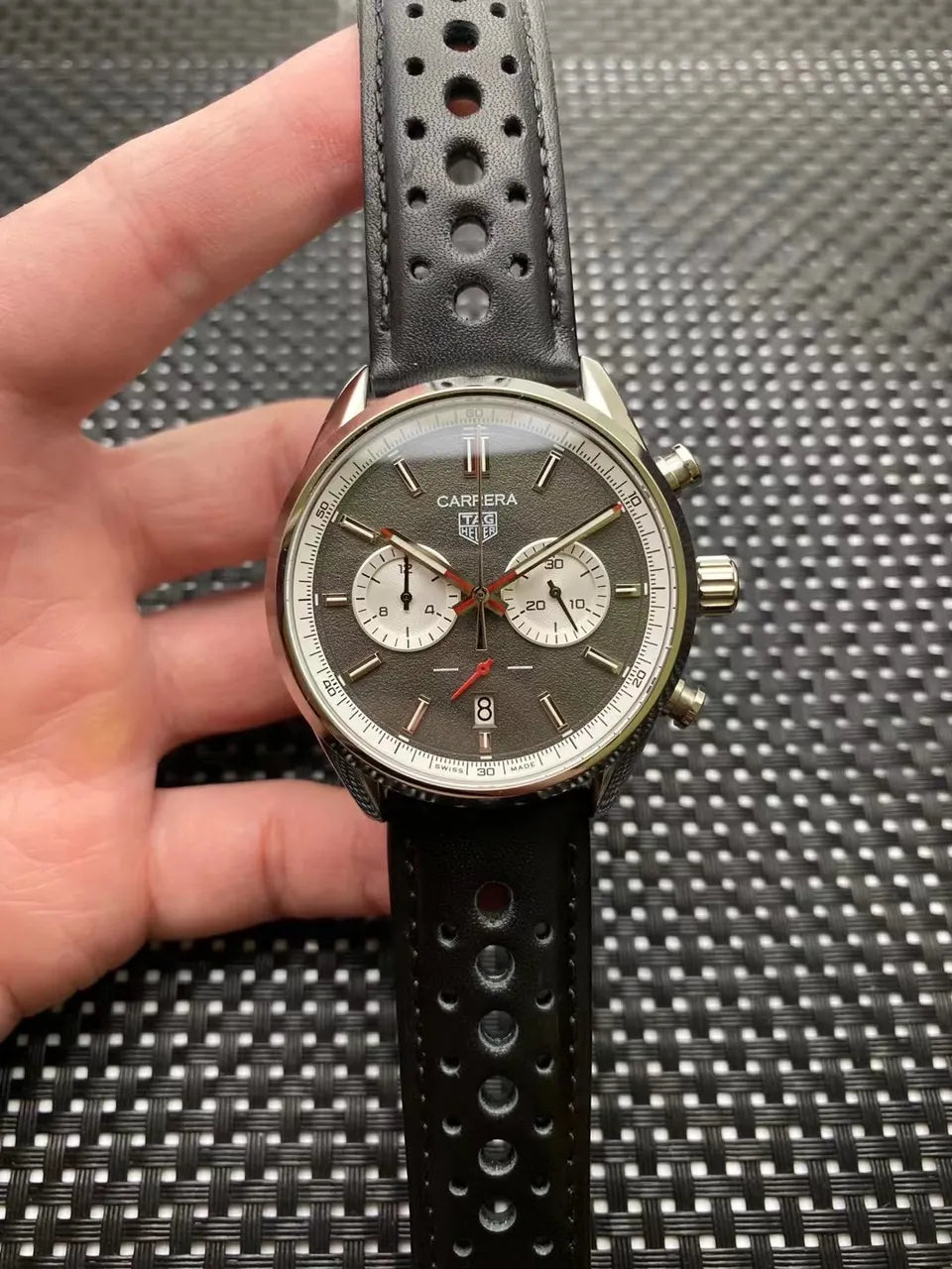 TAG Heuer Black Chronograph - Hình 2