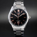 stainless Tag Heuer Carrera Black Dial