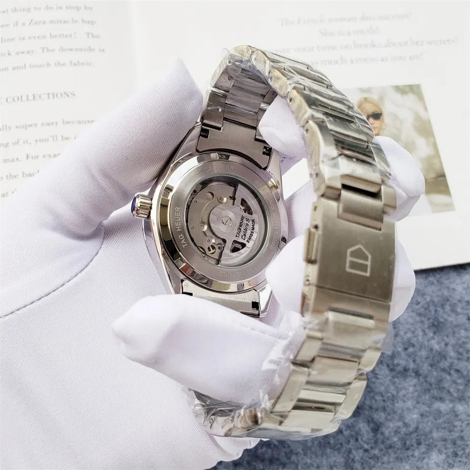 TAG Heuer Carrera Blue Dial stainless - Hình 4