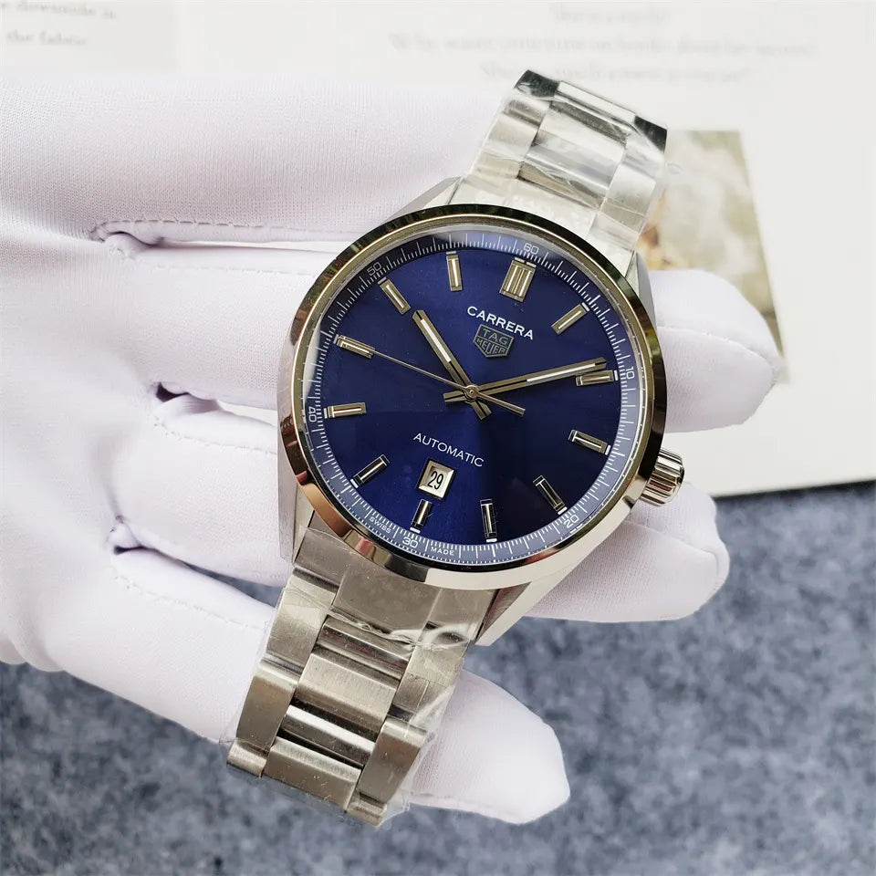 TAG Heuer Carrera Blue Dial stainless - Hình 6