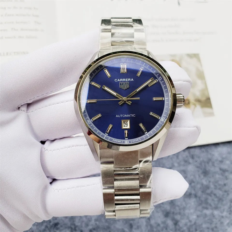 TAG Heuer Carrera Blue Dial stainless - Hình 7