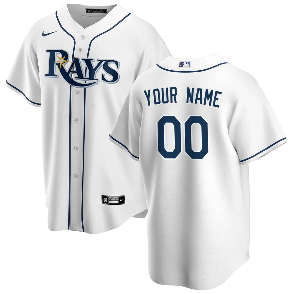 personalized Nike Rays White Custom Jersey