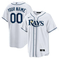 Nike Rays White Home Custom Jersey