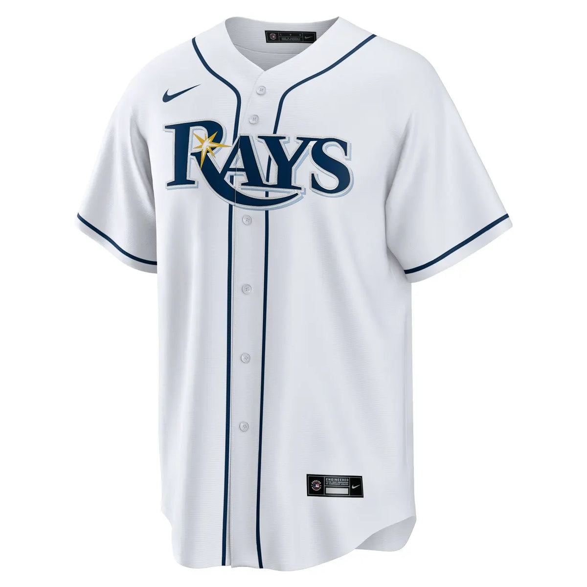 Nike Rays White Custom Jersey - Hình 3