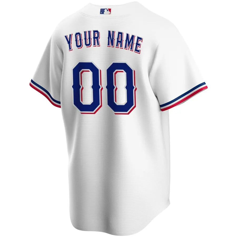 Rangers White Custom Jersey nike - Hình 3