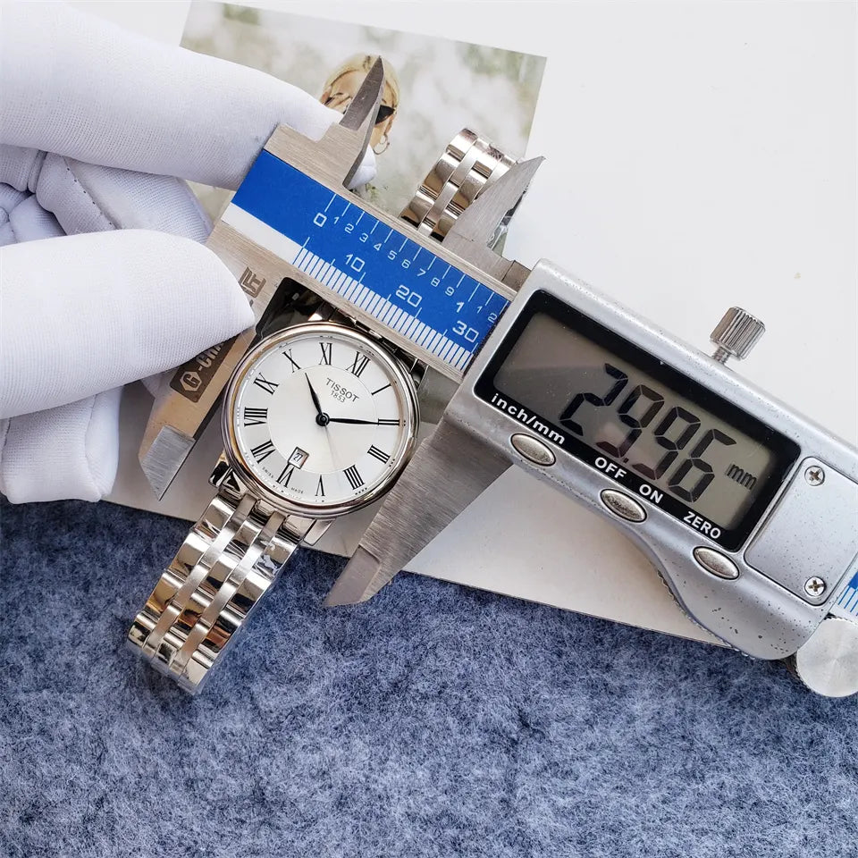 Tissot Silver Stainless Watch - Hình 5