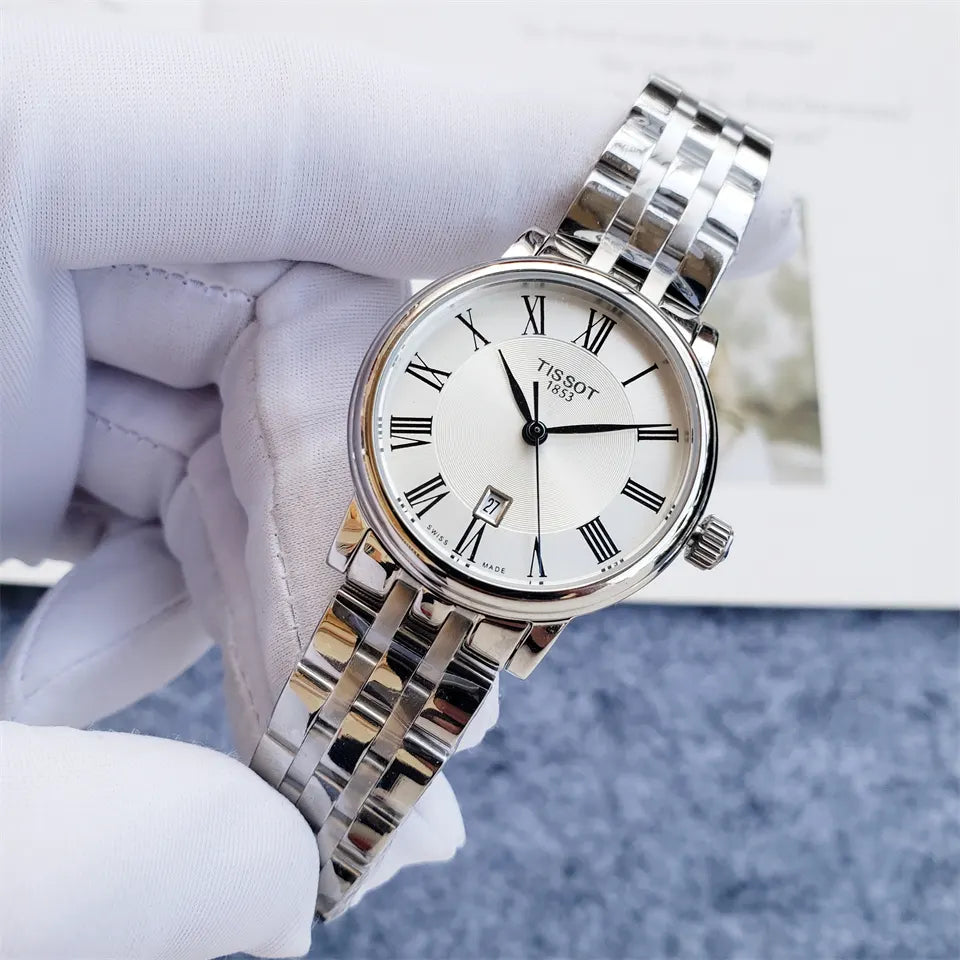 Tissot Silver Stainless Watch - Hình 3