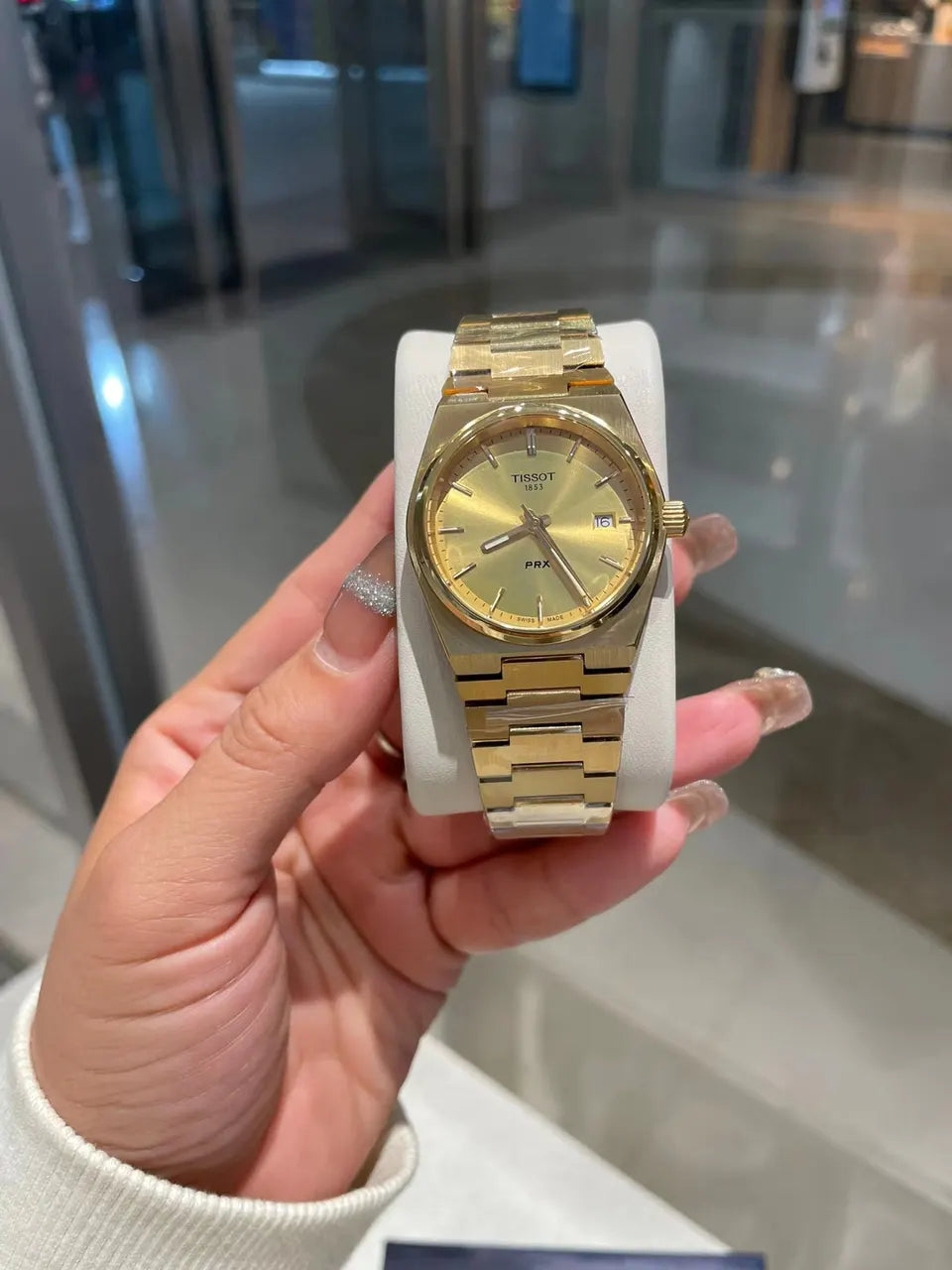 Tissot PRX Gold Watch
