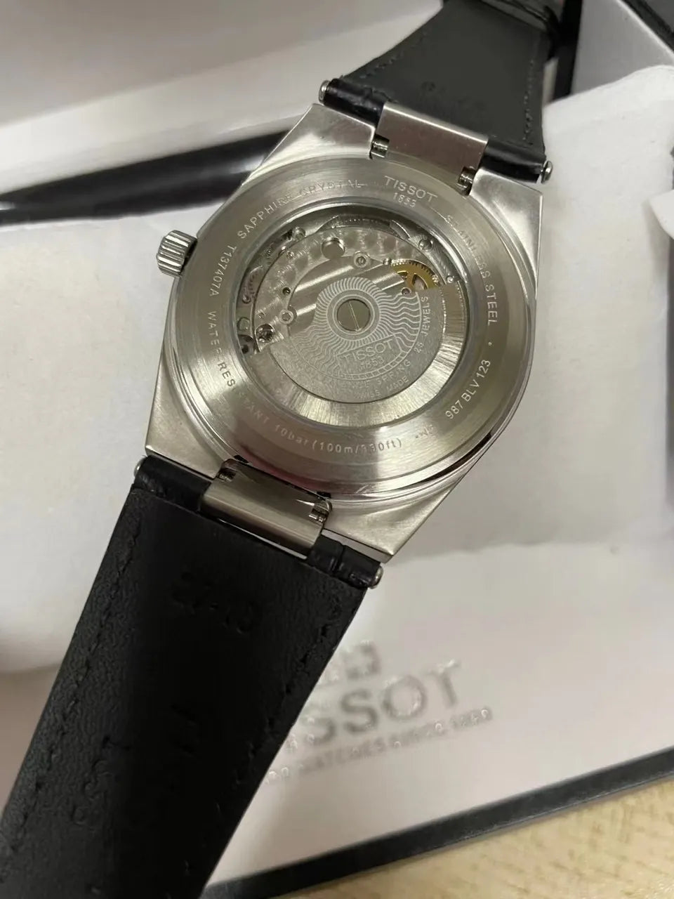 Tissot PRX Blue Leather