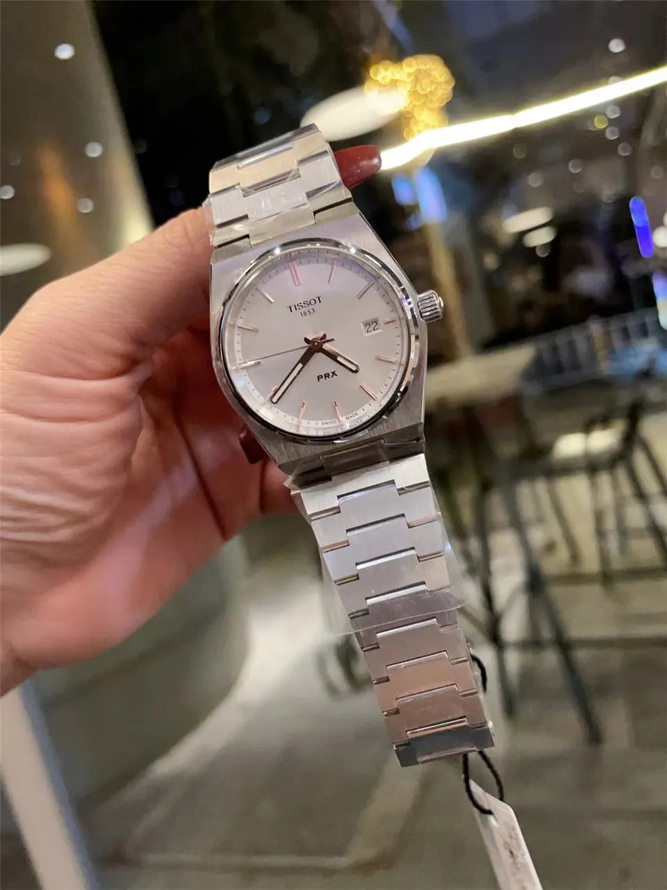 powermatic Tissot PRX Silver Dial