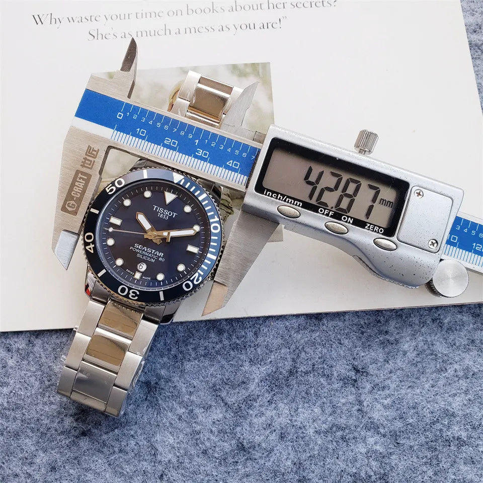 Tissot Seastar Blue Dial - Hình 7