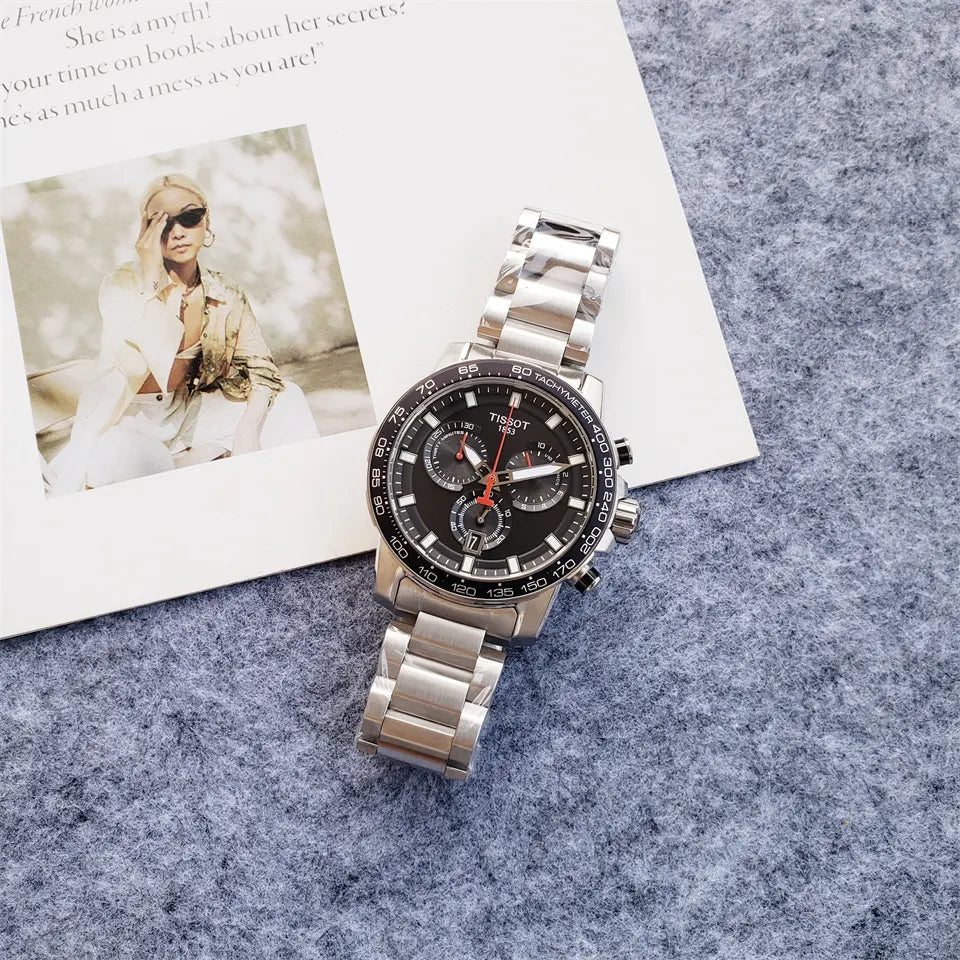 Tissot Chrono XL Black Dial - Hình 5