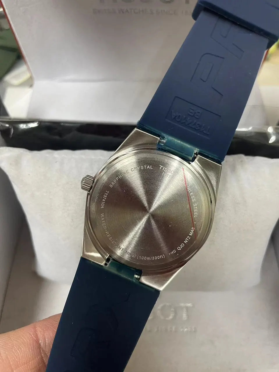 Tissot PRX Blue Rubber - Hình 2