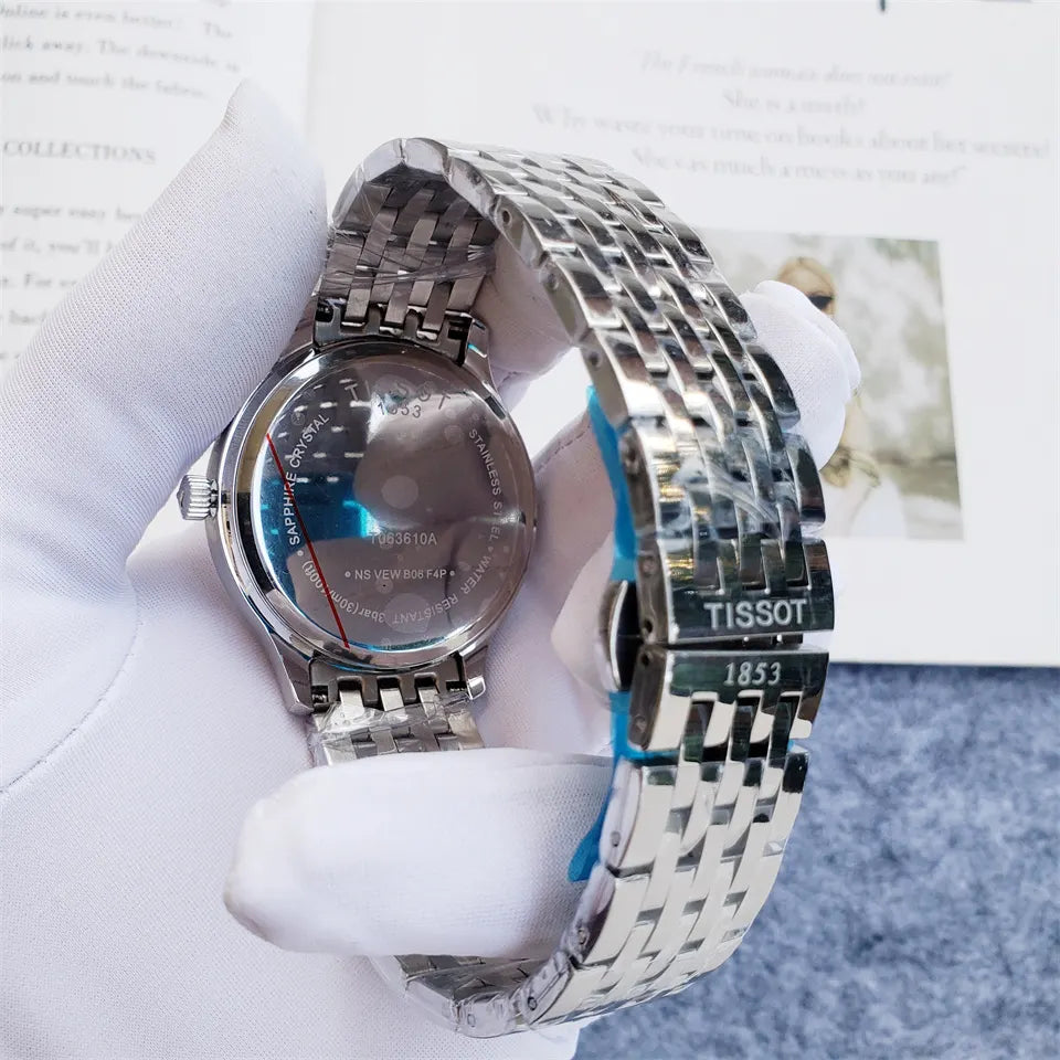 Tissot White Dial Watch - Hình 4