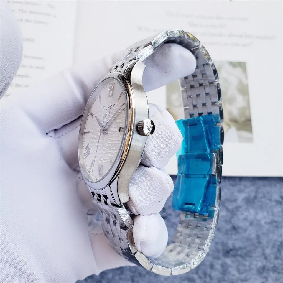 Tissot White Dial Watch - Hình 3