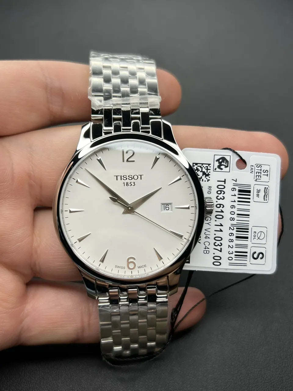 Tissot Silver Dial Steel