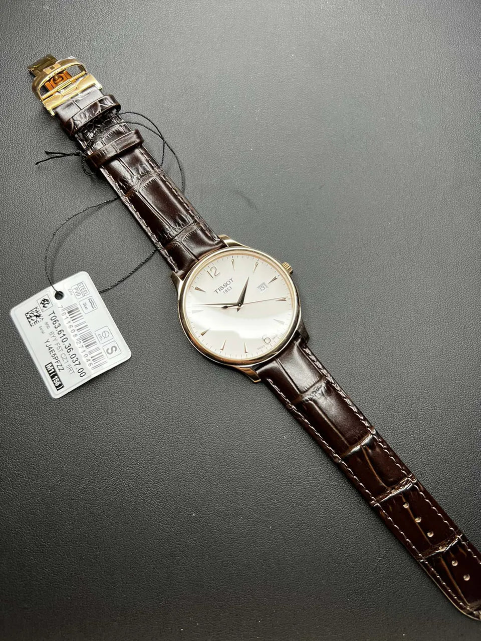 everytime Tissot Rose Gold Leather - Hình 5