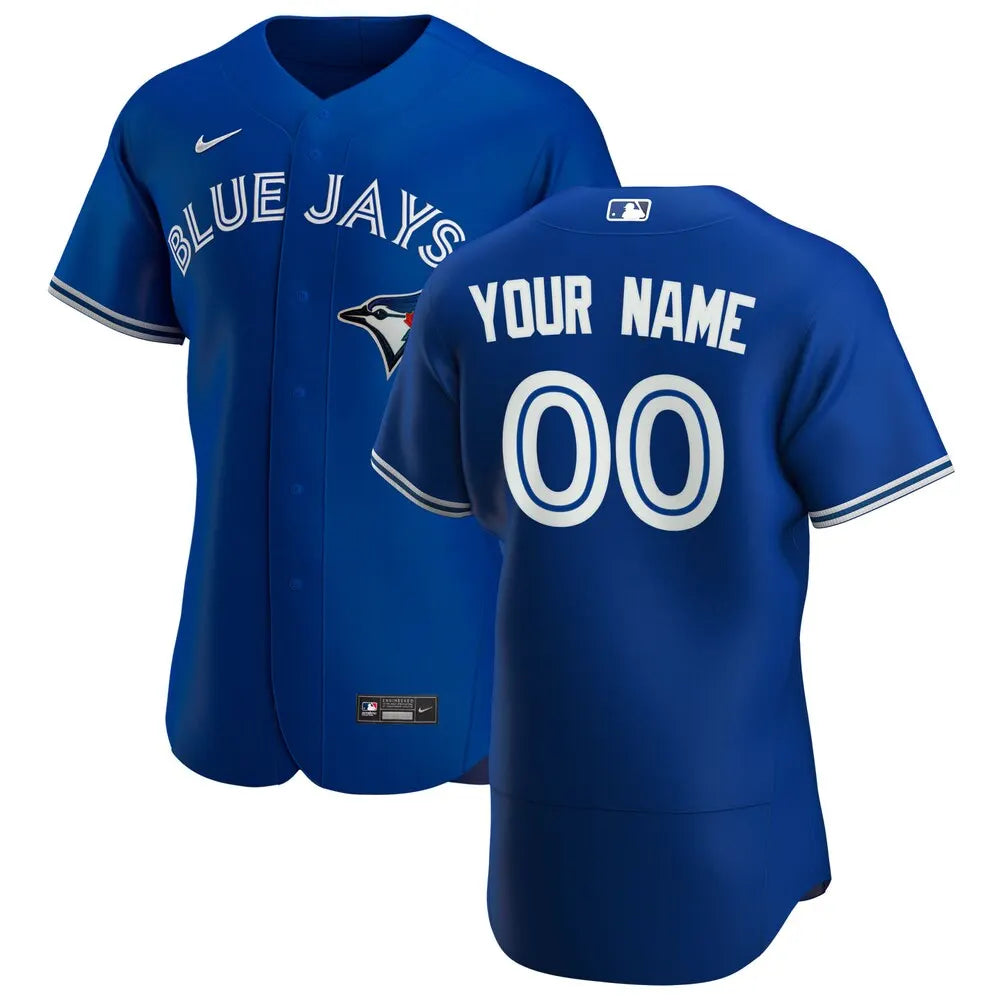 personalized Nike Blue Jays Royal Custom Jersey