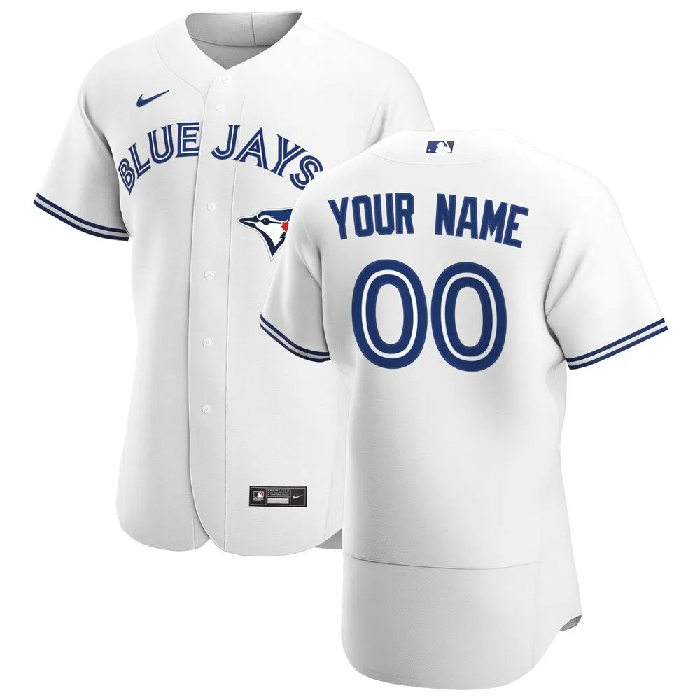 Blue Jays White Custom Jersey nike