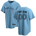 Blue Jays Light Blue Custom Jersey