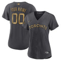 Toronto Jays Gray Custom Jersey