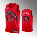 nike name Raptors Red Custom Jersey