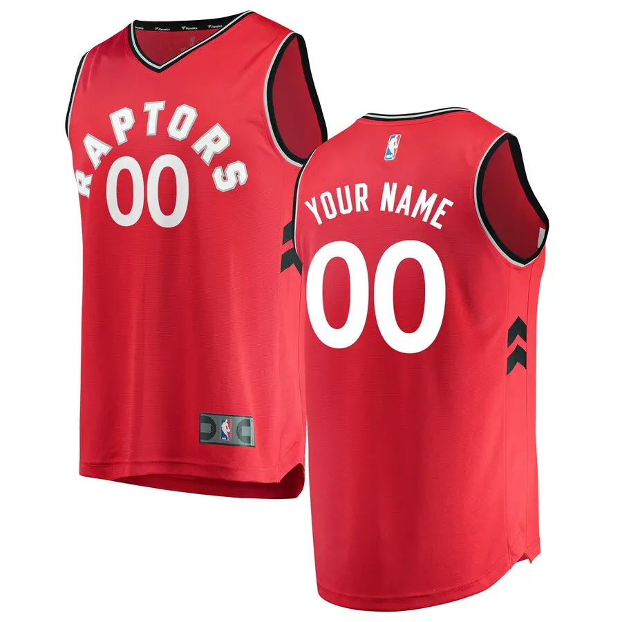 Raptors Red Custom Jersey fanatics