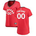 Raptors Women's Red Custom Jersey