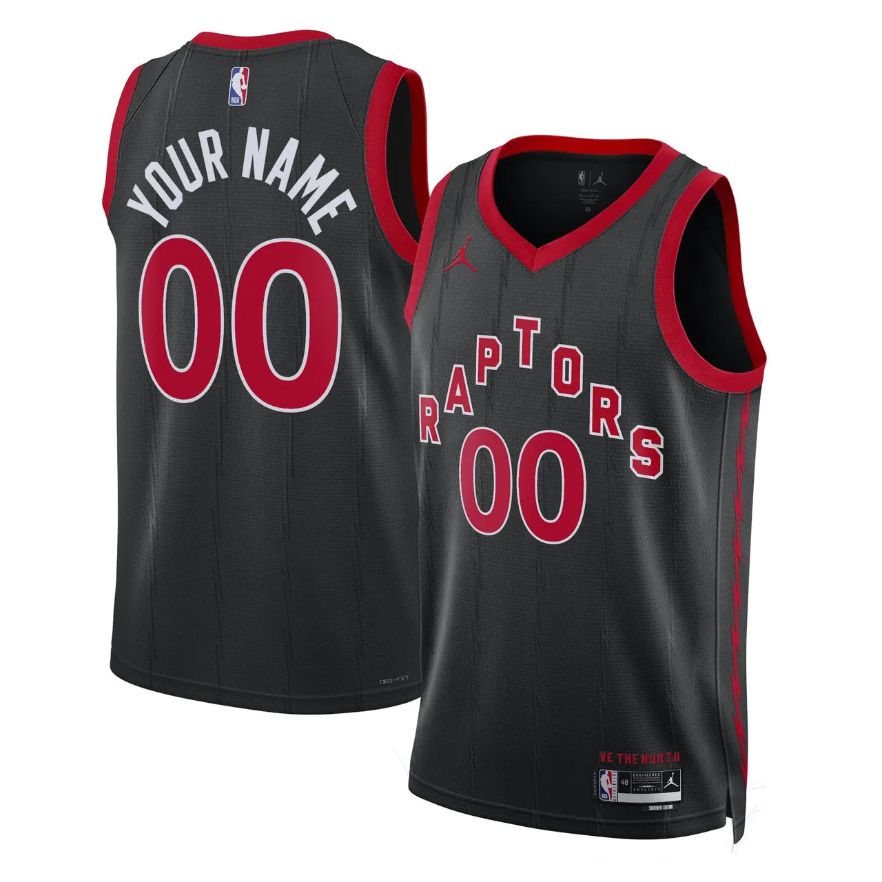Custom Raptors Black Jersey