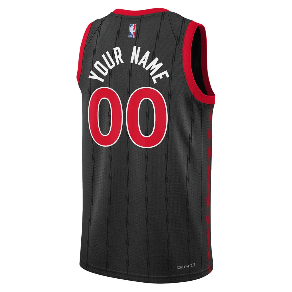 Jordan Raptors Black Statement Jersey - Hình 3