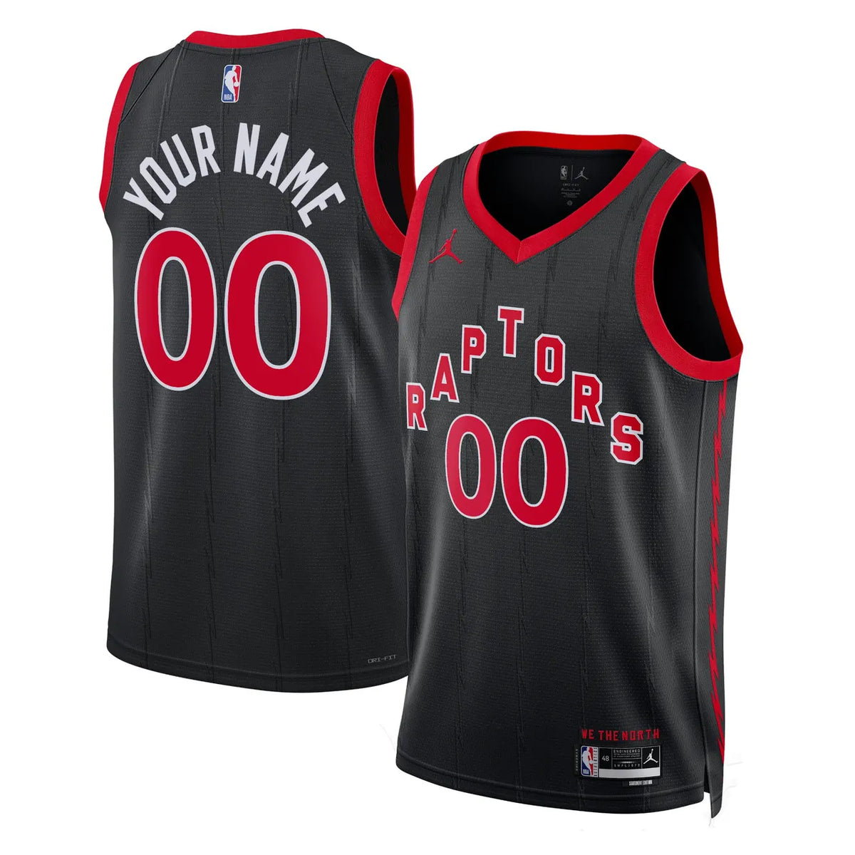 Raptors Custom Black Jersey