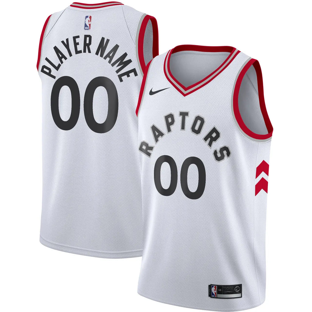 nike Raptors White Custom Jersey