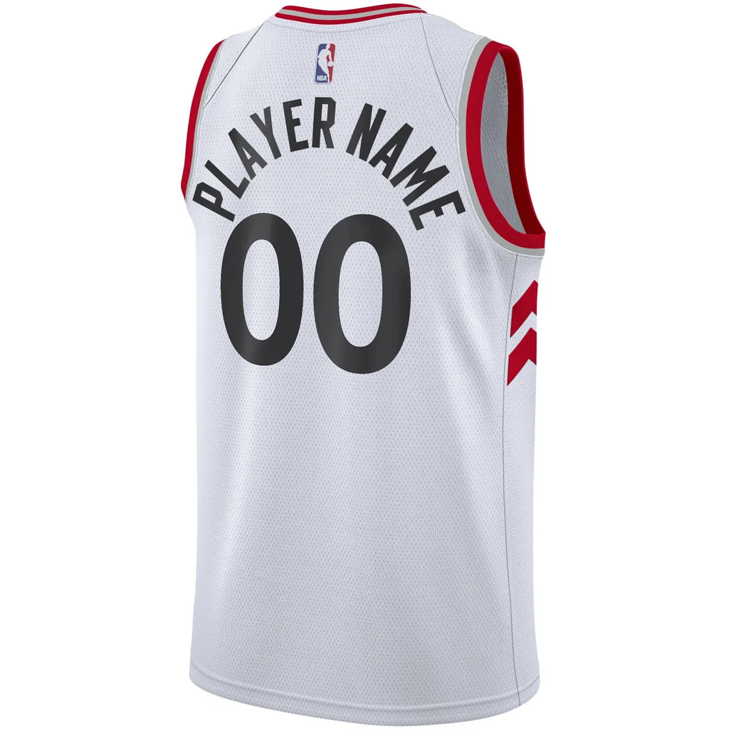 nike Raptors White Custom Jersey - Hình 4