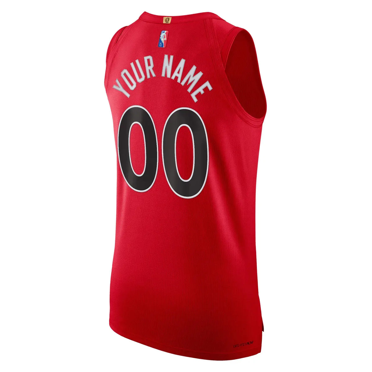 Raptors Red Custom Jersey nike - Hình 4
