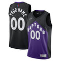 nike Raptors Black Custom Jersey