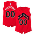 Raptors Red Baby Bodysuit